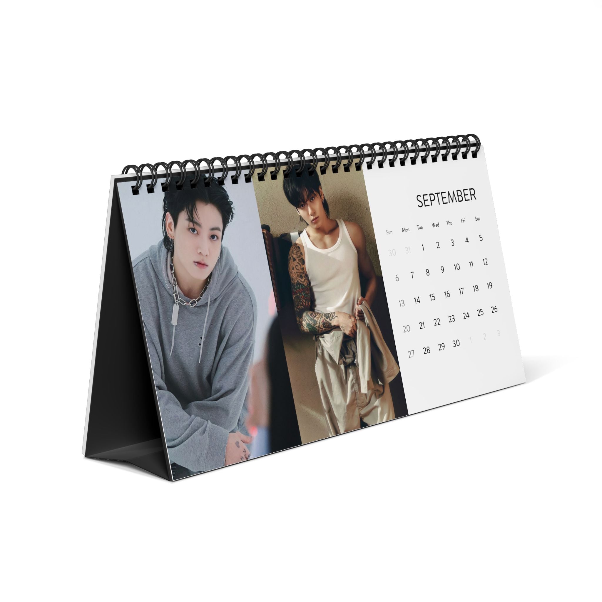 Jungkook 2026 Desktop Calendar