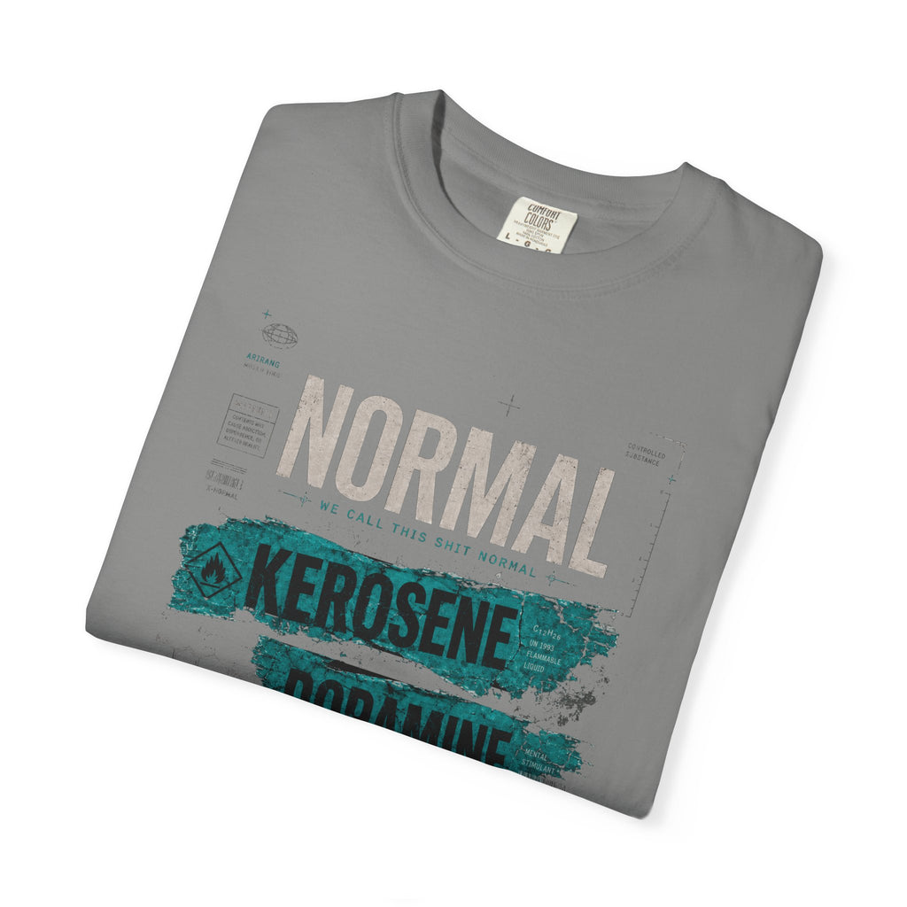 Normal Kerosene Dopamine Graphic Tee — Chemical Induced Statement T-Shirt