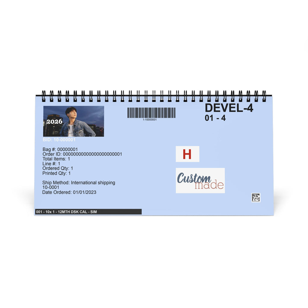 Jungkook 2026 Desktop Calendar