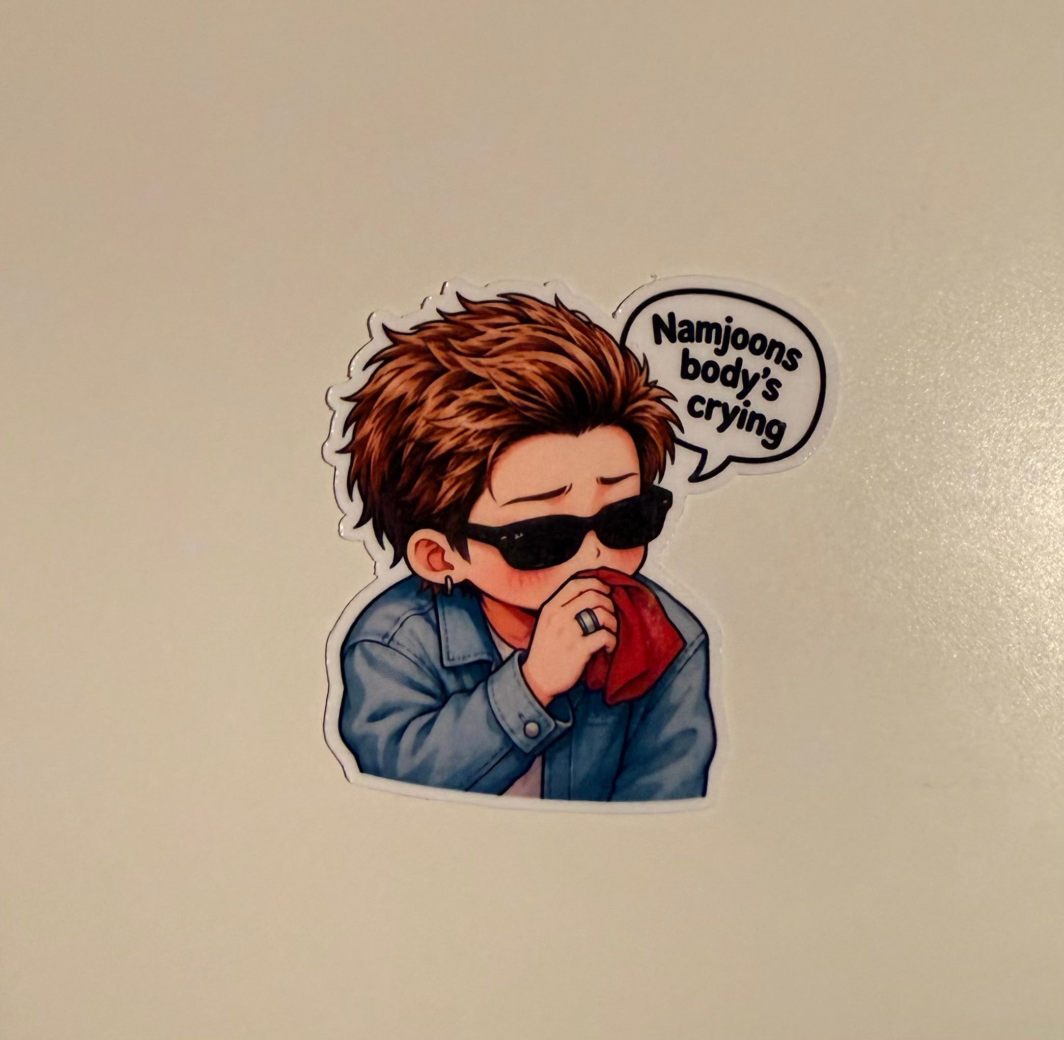 BTS “Namjoon Body Crying” Sticker