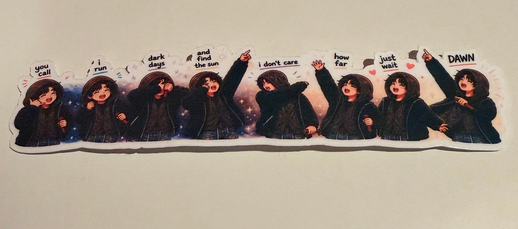 BTS “Into the Sun” inspired sticker