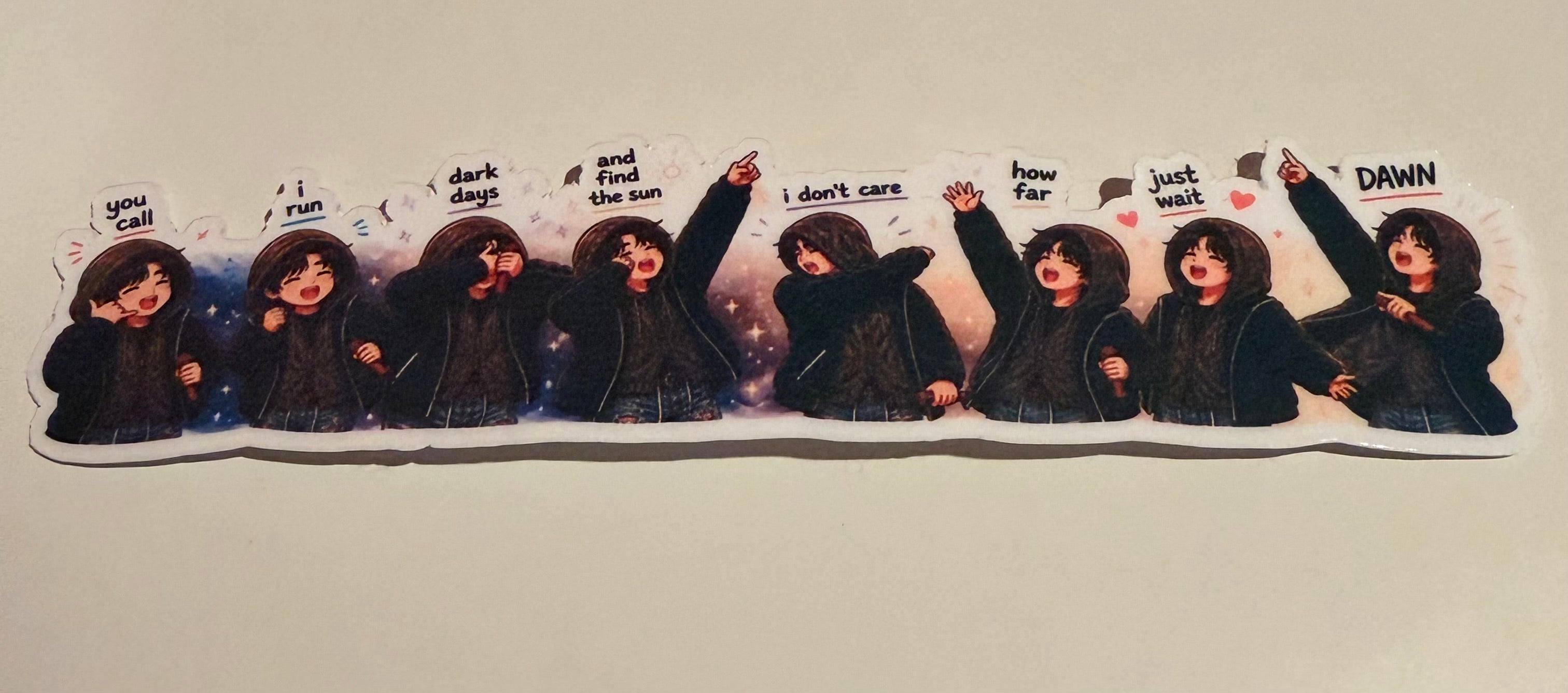 BTS “Into the Sun” inspired sticker