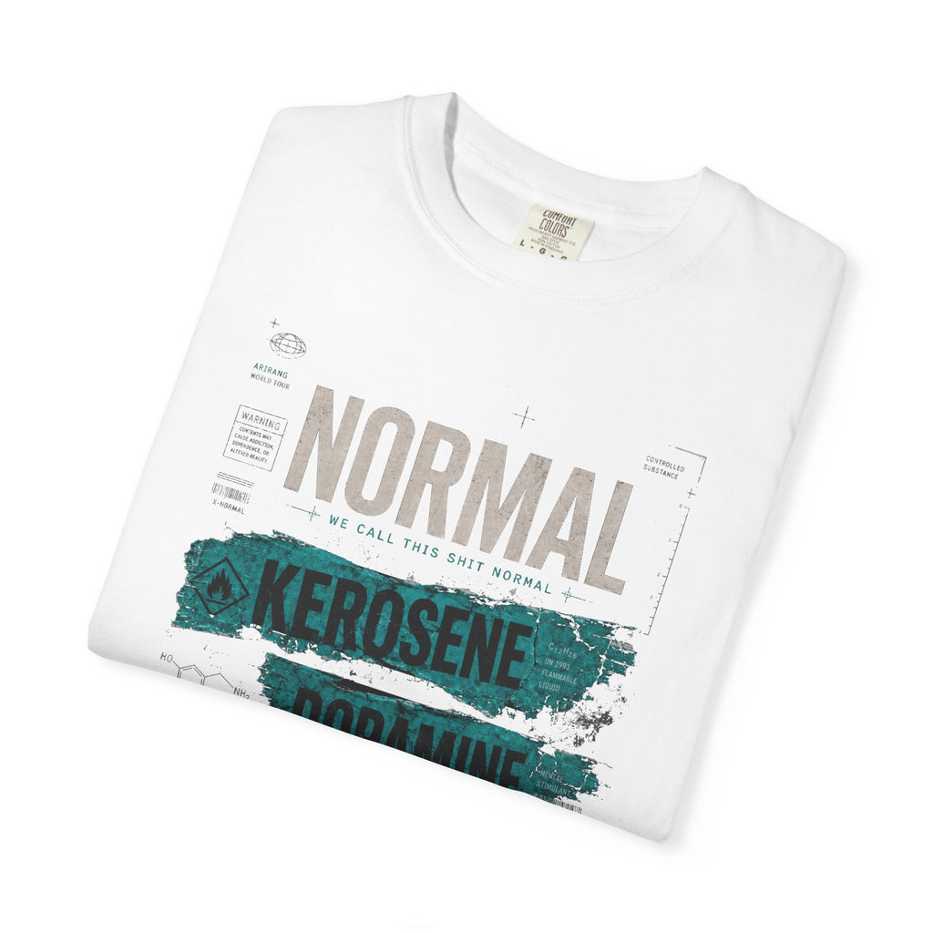 Normal Kerosene Dopamine Graphic Tee — Chemical Induced Statement T-Shirt