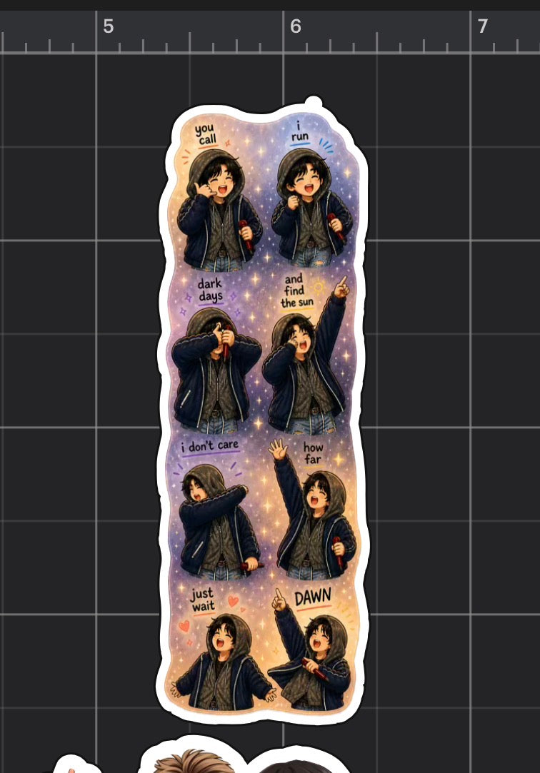 BTS “Into the Sun” inspired sticker