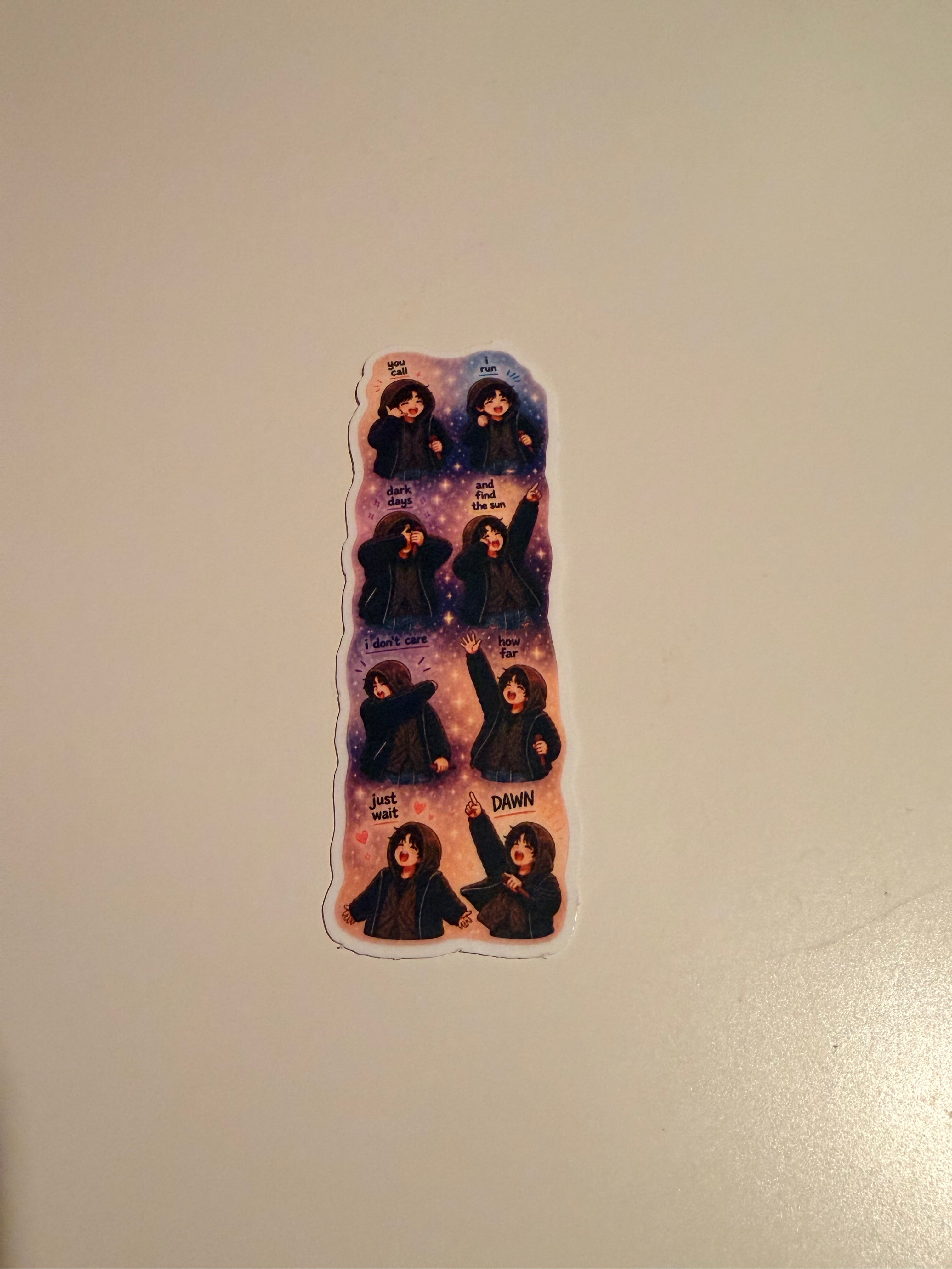 BTS “Into the Sun” inspired sticker