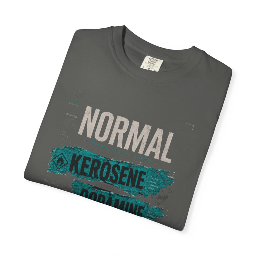 Normal Kerosene Dopamine Graphic Tee — Chemical Induced Statement T-Shirt