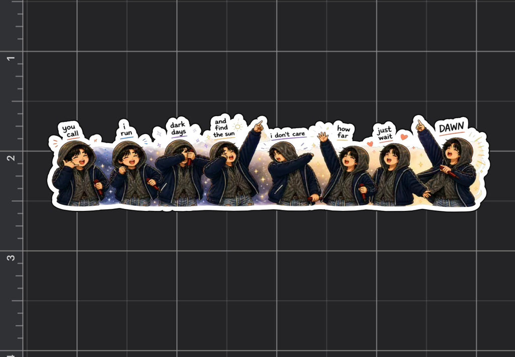 BTS “Into the Sun” inspired sticker