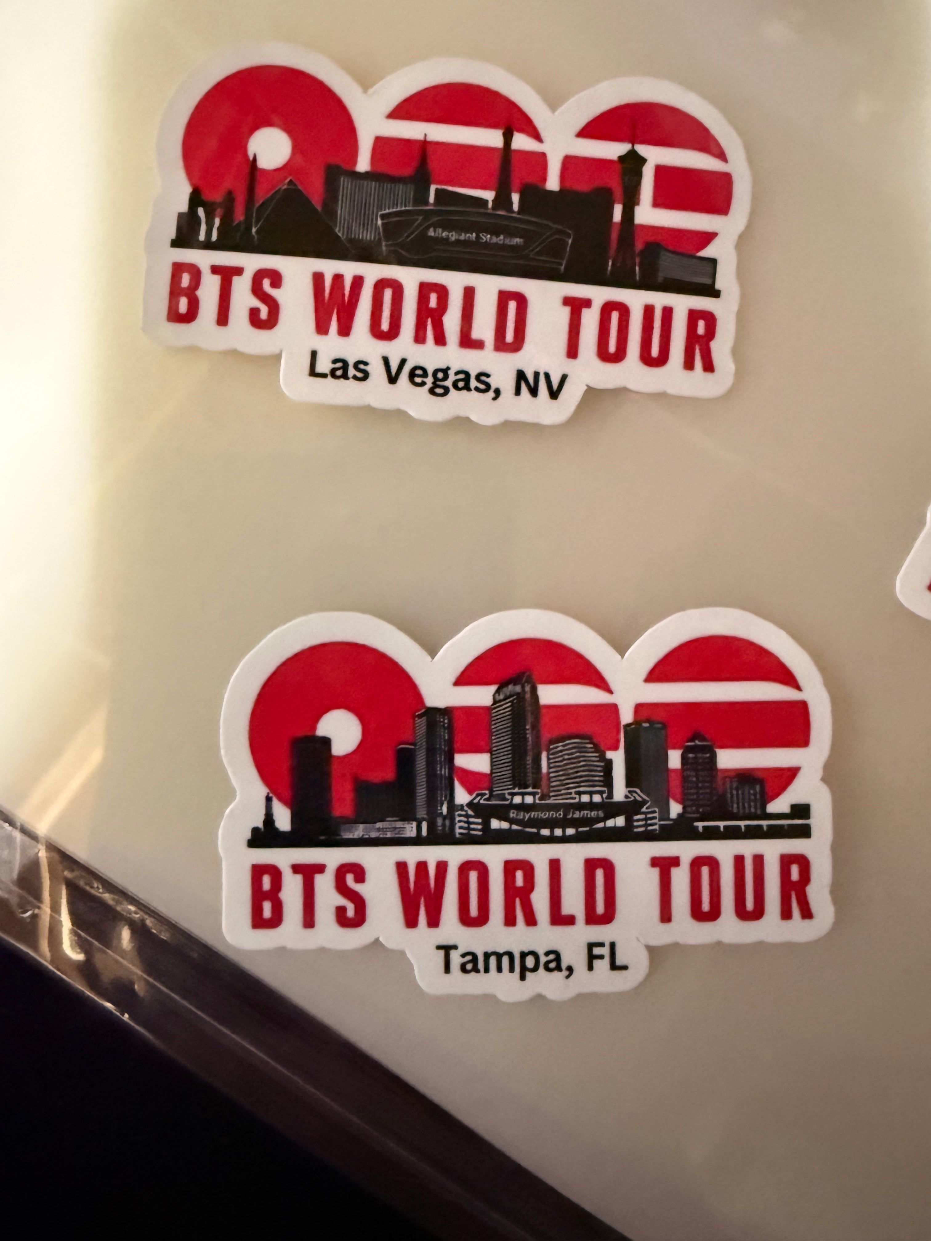 City Skyline World Tour Stickers