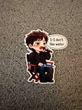 Yoongi “I don’t like water” Sticker
