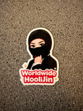 Jin “Worldwide HooliJin” Waterproof Sticker