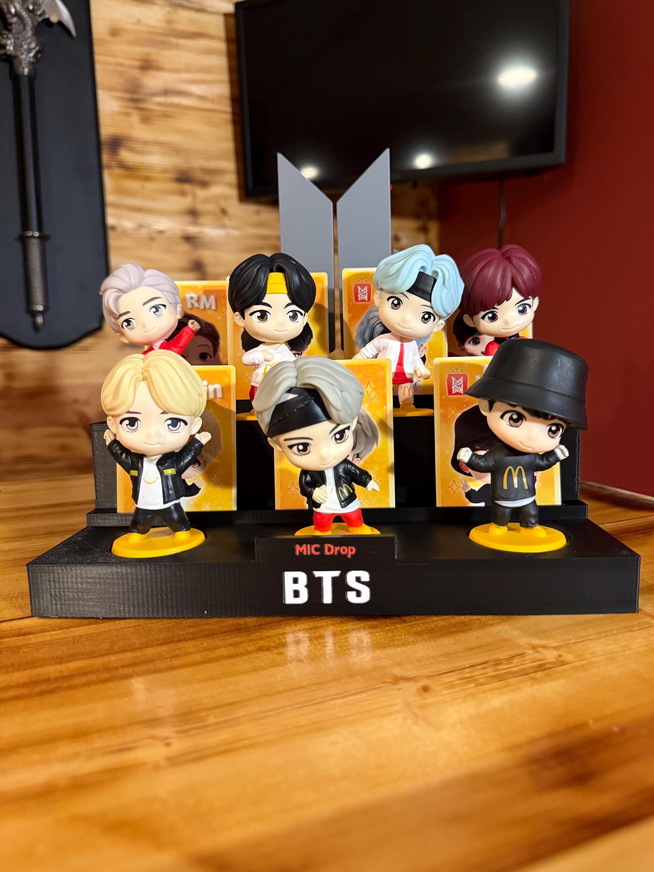 TinyTan McDonalds MIC DROP Display Stand