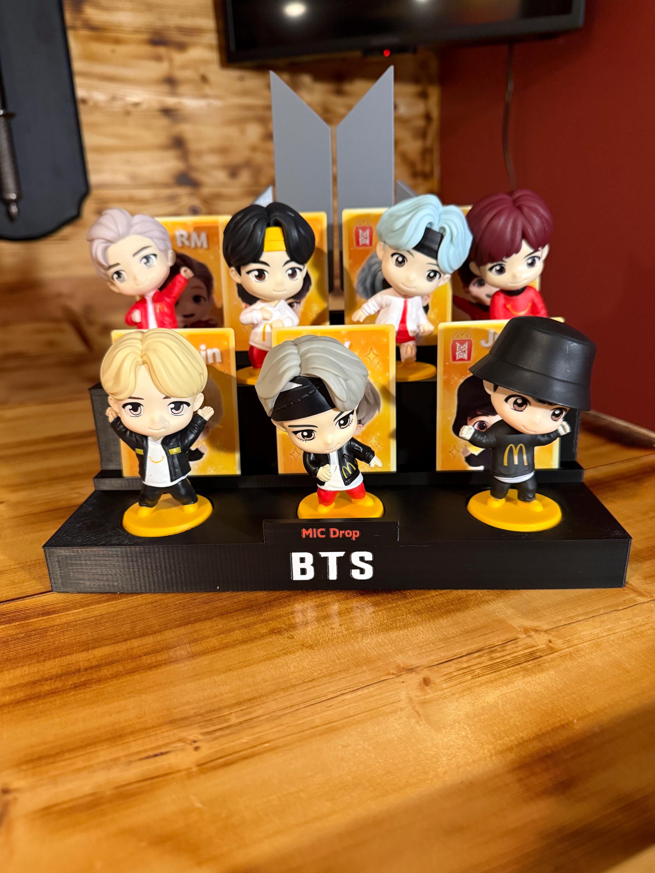 TinyTan McDonalds MIC DROP Display Stand