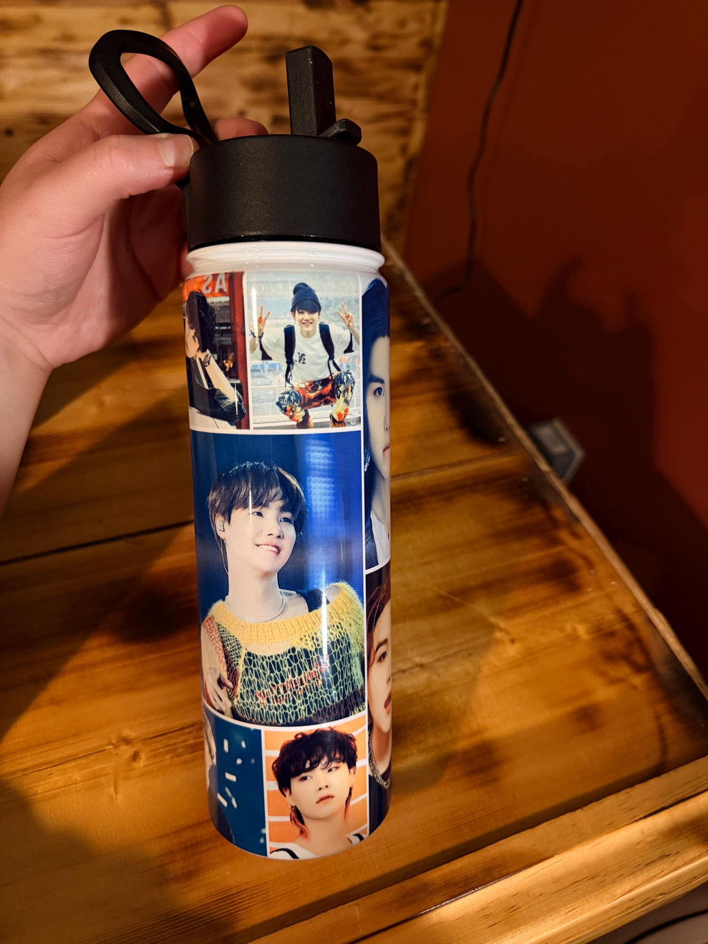 BTS 22oz Stainless Steel Water bottle