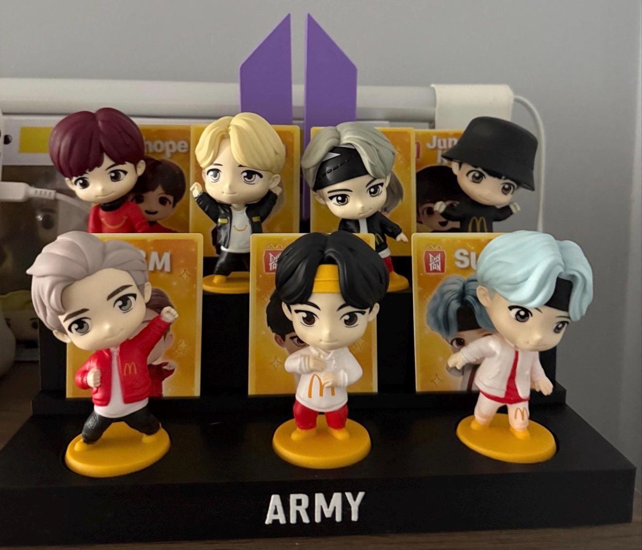 ARMY TinyTan McDonalds Display Stand