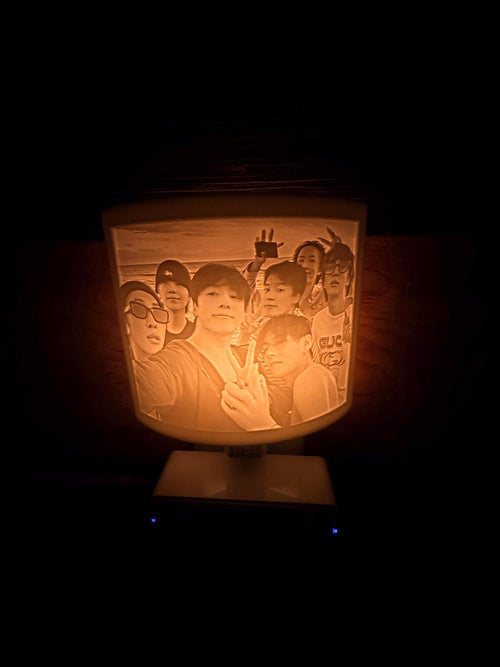 BTS 3D printed nightlight