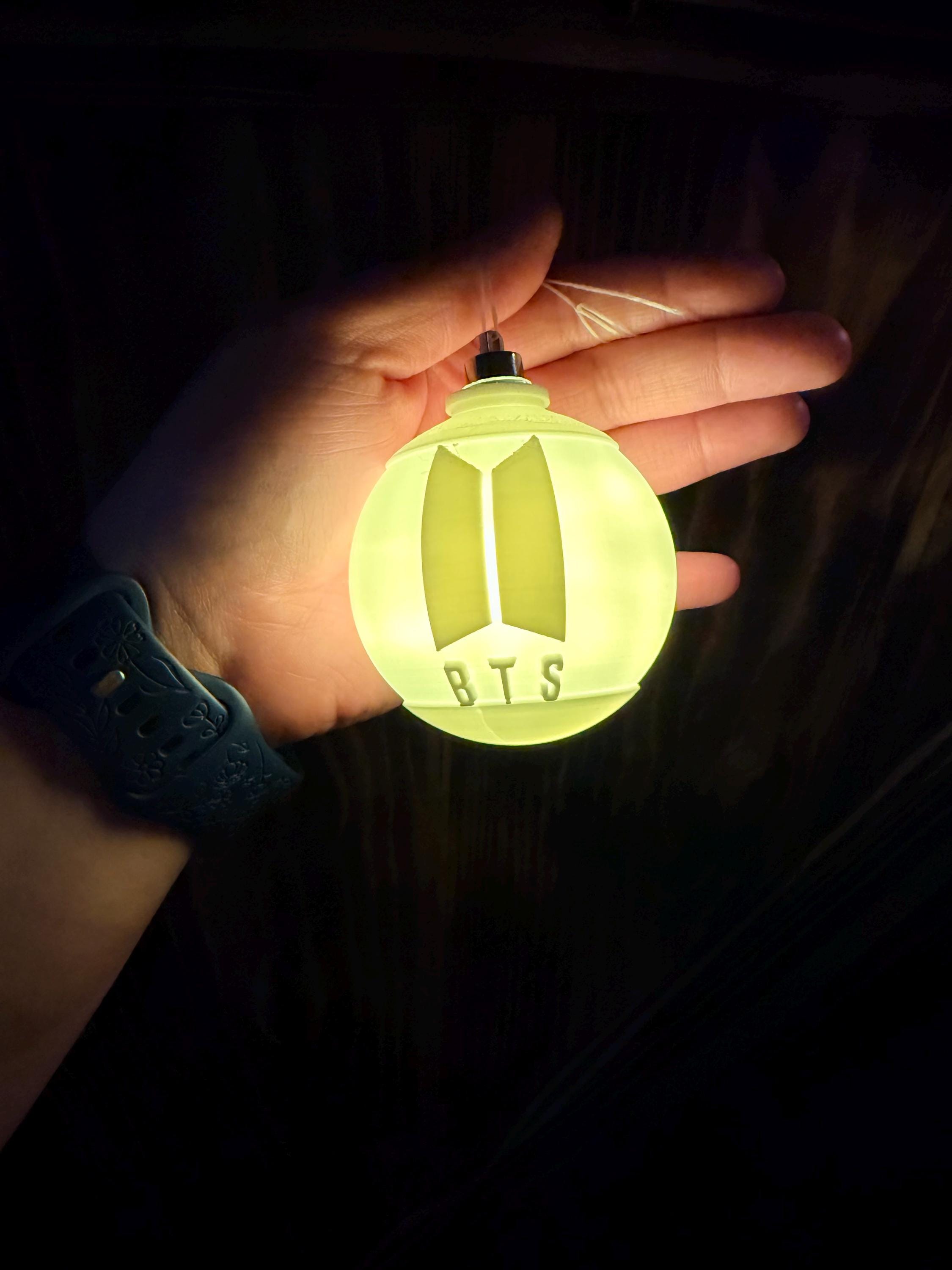 BTS 3D printed ornament