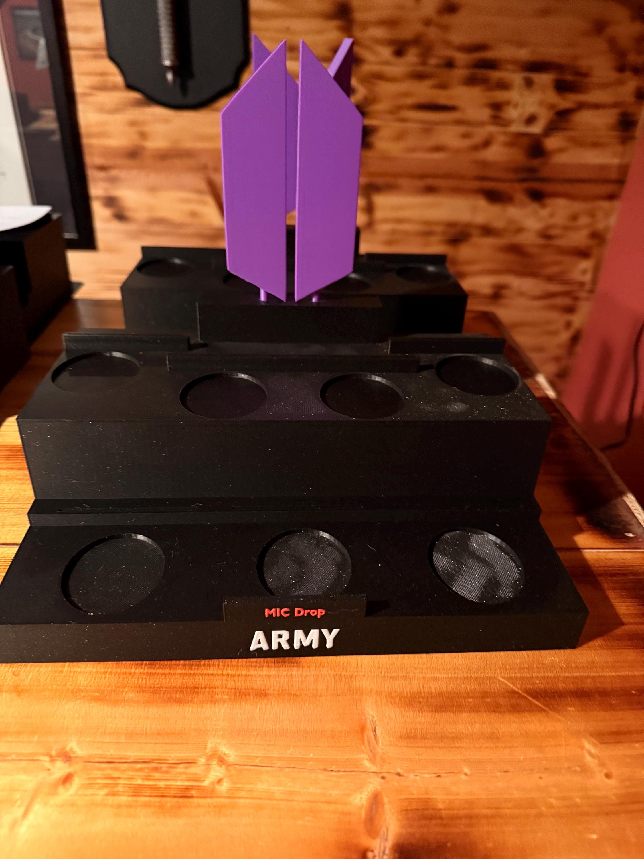 ARMY MIC Drop TinyTan McDonalds Display Stand