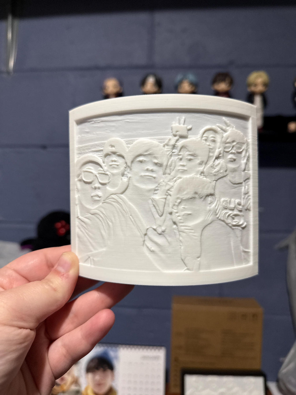 BTS 3D printed nightlight