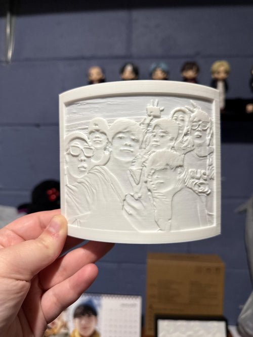 BTS 3D printed nightlight