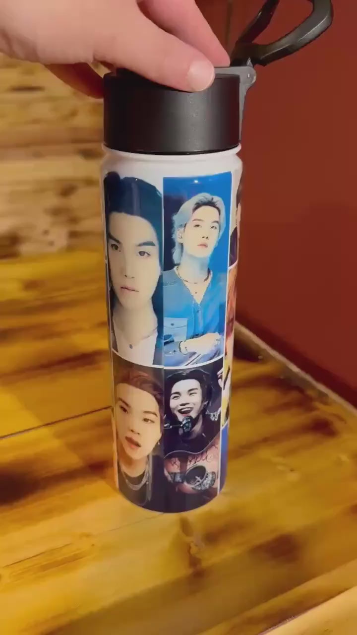 BTS 22oz Stainless Steel Water bottle
