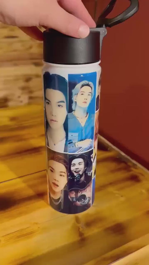 BTS 22oz Stainless Steel Water bottle